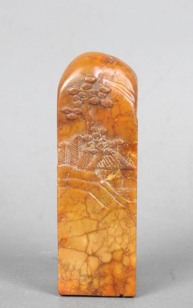 CHINA: Reunion of 5 hard stone seals, one...