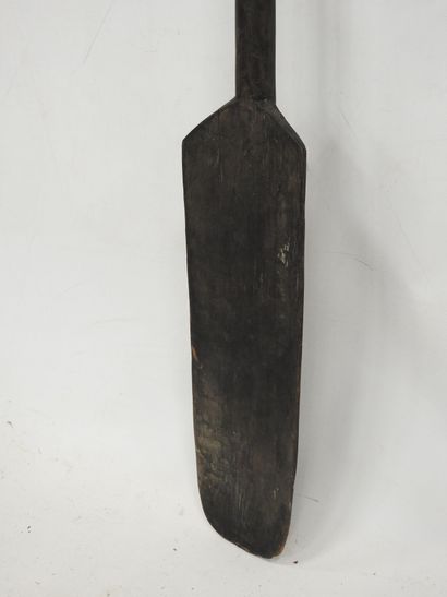 BORNEO, Indonesia : Large blackened wood...
