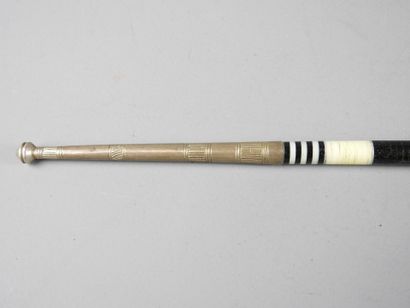 TOUAREG: Dromedary stick. Silver-plated metal,...