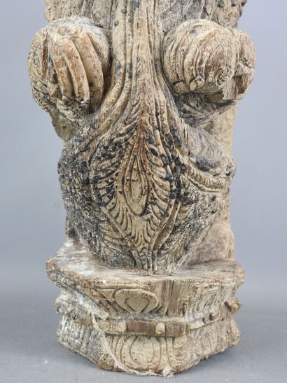 INDIA: Architectural element depicting a...