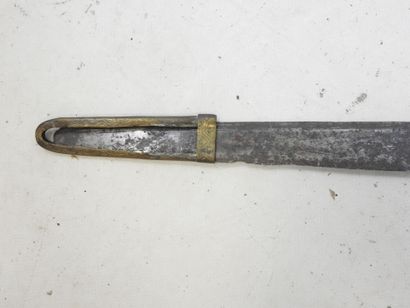 MALI. Sabre de type « takouba » à lame droite...
