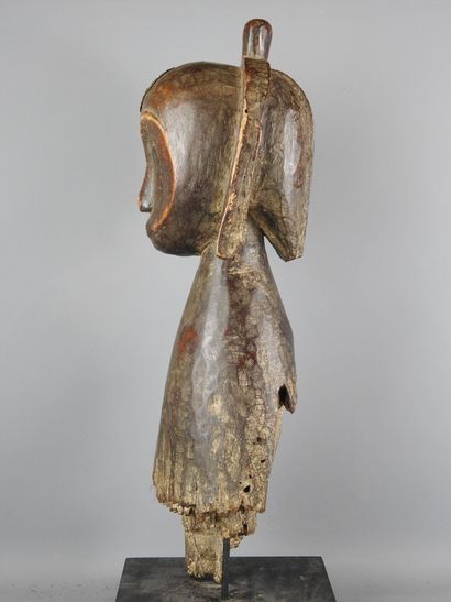 FANG (style), Gabon : Bois dur sculpté patiné...