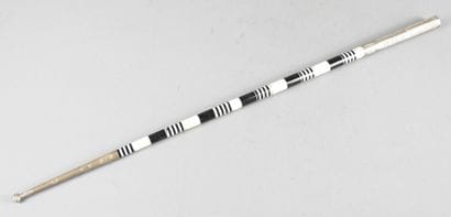 TOUAREG: Dromedary stick. Silver-plated metal,...