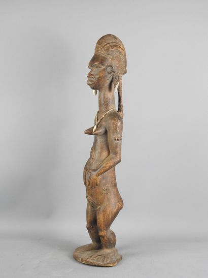 BAOULE, Ivory Coast.
Hardwood, dark patina,...