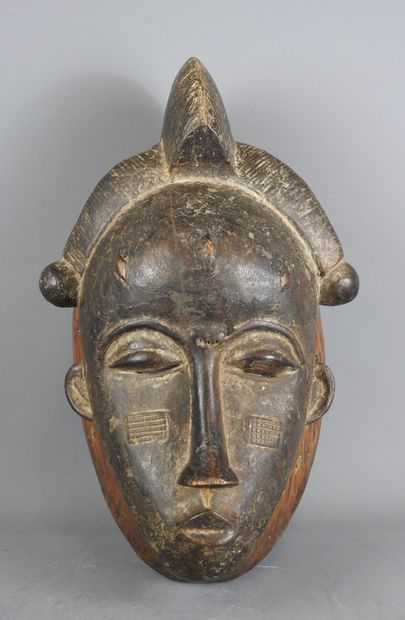 Baoulé, Côte d'Ivoire. Masque de danse en...