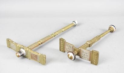 TOUAREG: Two sugar hammers. Bronze, low-titanium...