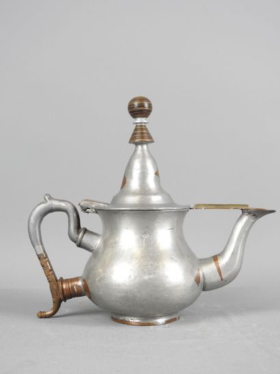 MALI: Tisanière silver-plated metal, copper...