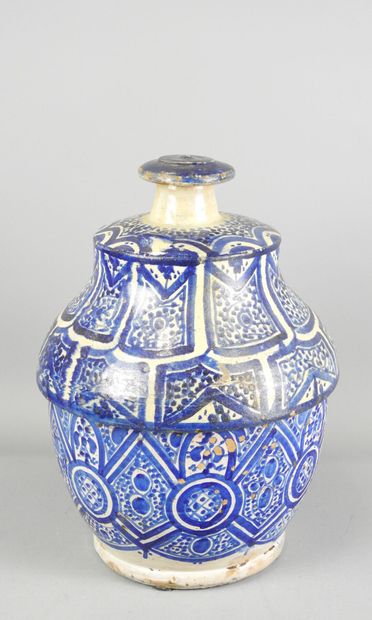 Maroc - Fès : Ancien pot à beurre Jobbana...
