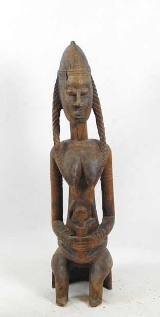 BAMBARA Mali : Bois dur et dense, patine...