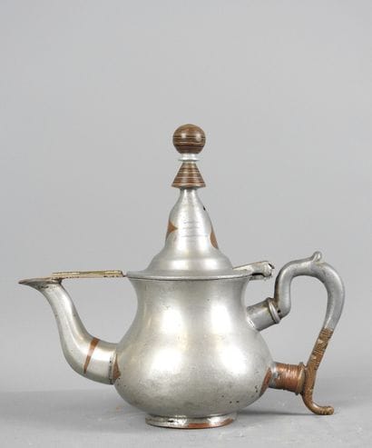 MALI: Tisanière silver-plated metal, copper...