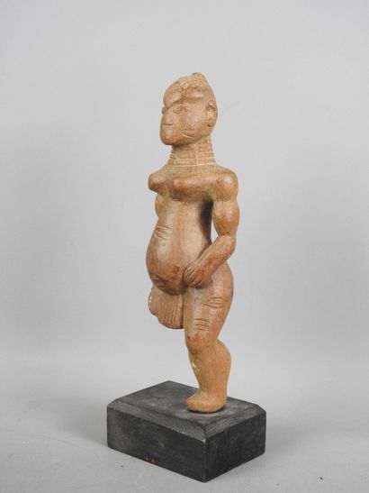 Benin/Dahomey: Statuette of a high dignitary....