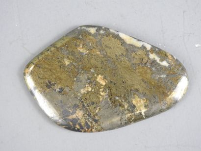 Block of pyrite with well-formed octahedral...