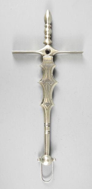 TOUAREG - MAURITANIA : Sugar hammer. Silver...
