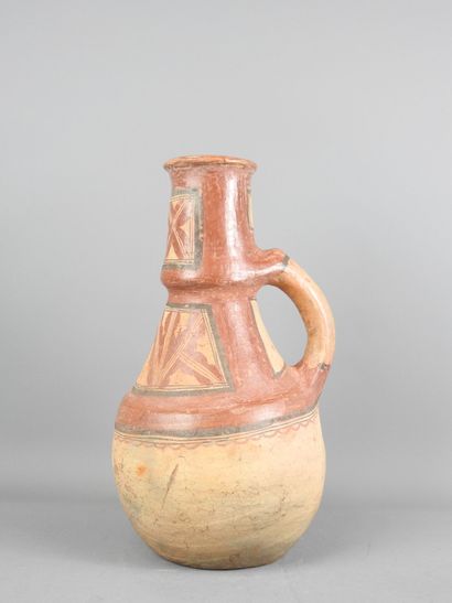Kabylie Algérie : Grand vase à une anse,...