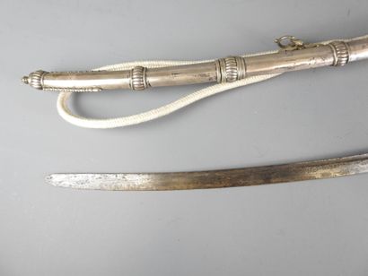 MOROCCO: Nimcha sword with curved blade,...
