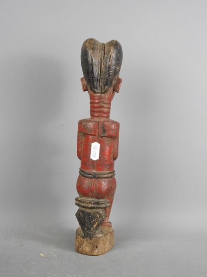 BAOULE Ivory Coast: Hardwood painted red...