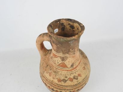 KABYLIE - Algeria: Earthenware jar with one...