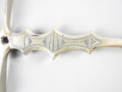 TOUAREG - MAURITANIA : Sugar hammer. Silver...