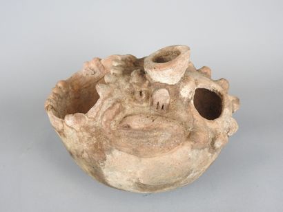 IZI medicine bowl in terracotta. Nigeria....