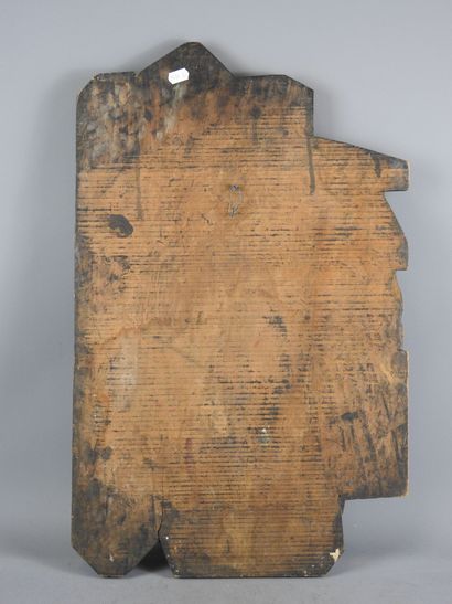 TIBET: xylographic board used to print prayers...