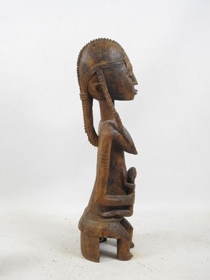 BAMBARA Mali : Bois dur et dense, patine...