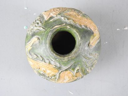 ASIA: Porcelain rectangular covered box with...
