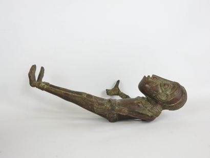 BAMOUN - Cameroon : Bronze statuette of a...