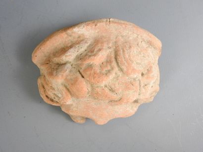 Two ancient fragments of terracotta sculptures...