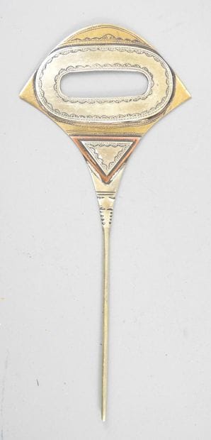 TOUAREG: Beautiful and elegant hairpin. Copper,...