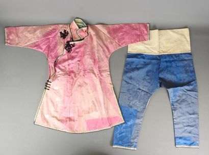CHINA: Child's embroidered silk garment,...