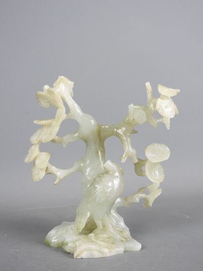 JAPAN: Red lacquered wood circular covered...