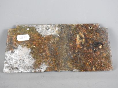 CHINA: Finely carved hardstone axe plate....