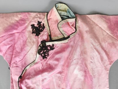 CHINA: Child's embroidered silk garment,...