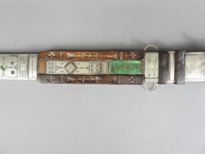 MALI - NIGER: Large Takouba ceremonial sword...