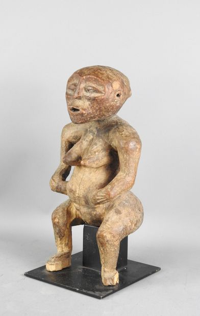 FANTI, Ghana.
Wood, patina of use.
Very old...