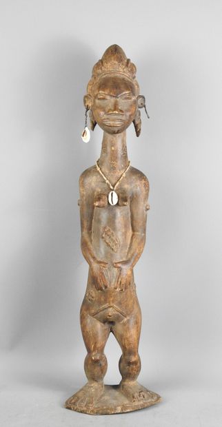 BAOULE, Ivory Coast.
Hardwood, dark patina,...