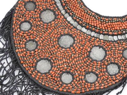 Tuareg pectoral, Timbuktu region, Mali.
Leather,...