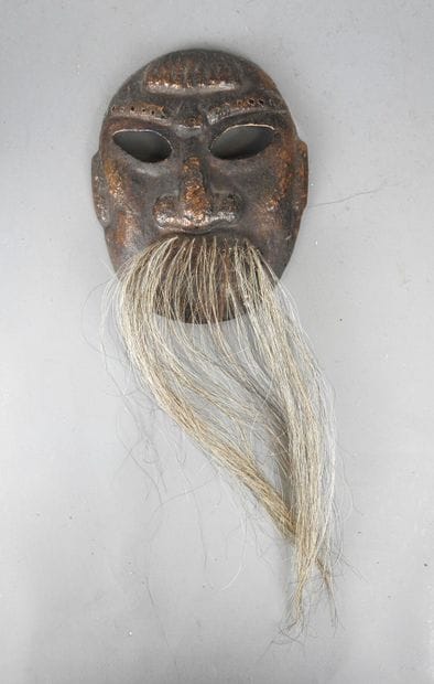 MONGOLIE - Région du lac Khovsgol : Masque...