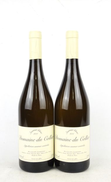2 bottles Domaine du Collier Saumur Blanc...