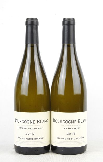 2 bottles Domaine Pierre Boisson Bourgogne...