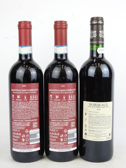 3 bottles including 2 Chiara Vita Montepulciano...
