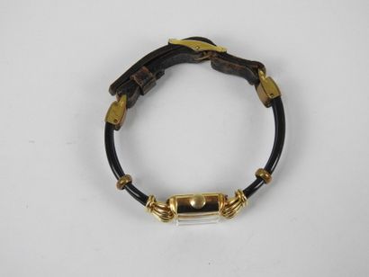 OMEGA: Ladies' watch with rectangular case...