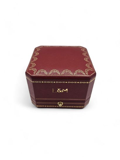 CARTIER.
Ring in 750 thousandths white gold,...