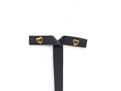 Heart jewelry set in 750 thousandths yellow...