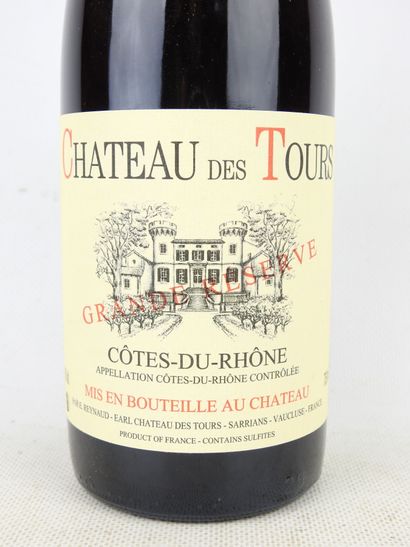 1 bottle Château des Tours Côtes du Rhône...