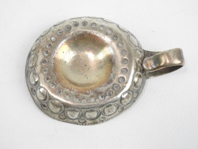 Silver TASTE-VIN with pastille motif, engraved...