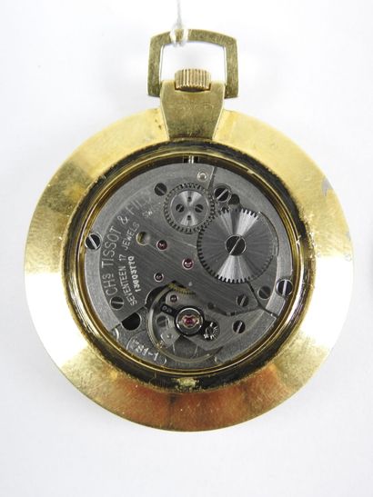 TISSOT: Stylist gold-plated pocket watch,...