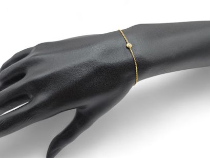 CARTIER.
Yellow gold 750 thousandths bracelet,...