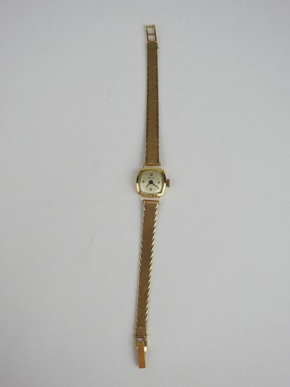 ELIX: Ladies' watch in 750 thousandths gold,...