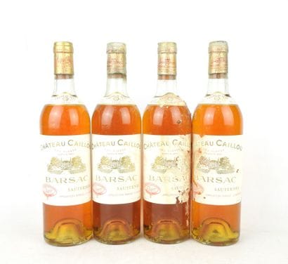 4 bottles Château Caillou Barsac Sauternes...
